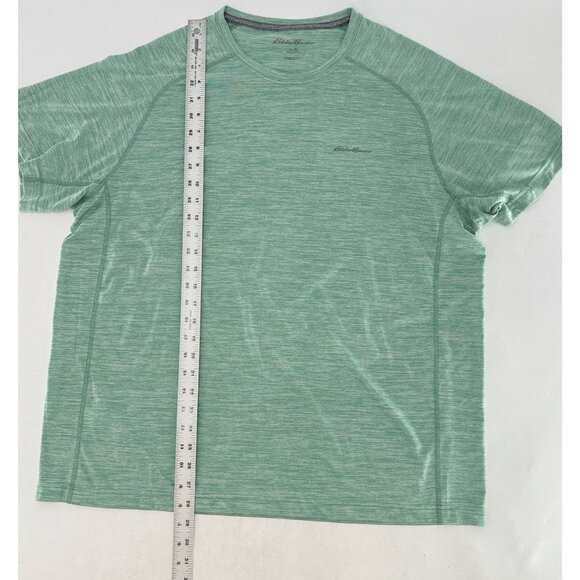 Eddie Bauer Men’s Aqua Green FreeDry Resolution T-Shirt XL Athleisure Comfort - Picture 7 of 7